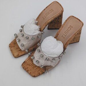 Schutz, Lizah Cork Wedge, Women's Size 5
